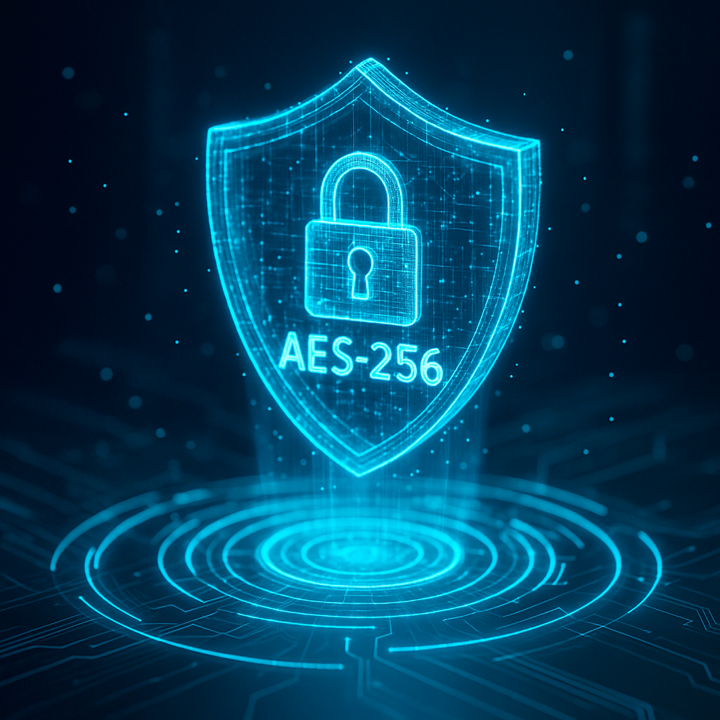 Dashboard showing real-time policy comparisons with a 256-bit encryption badge